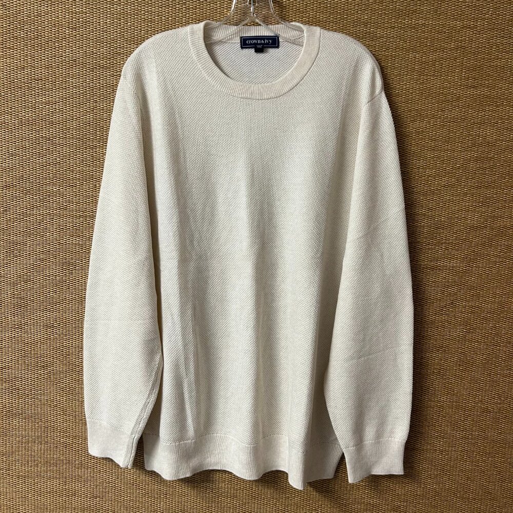 Crown & Ivy Sweater Mens XXL Cream